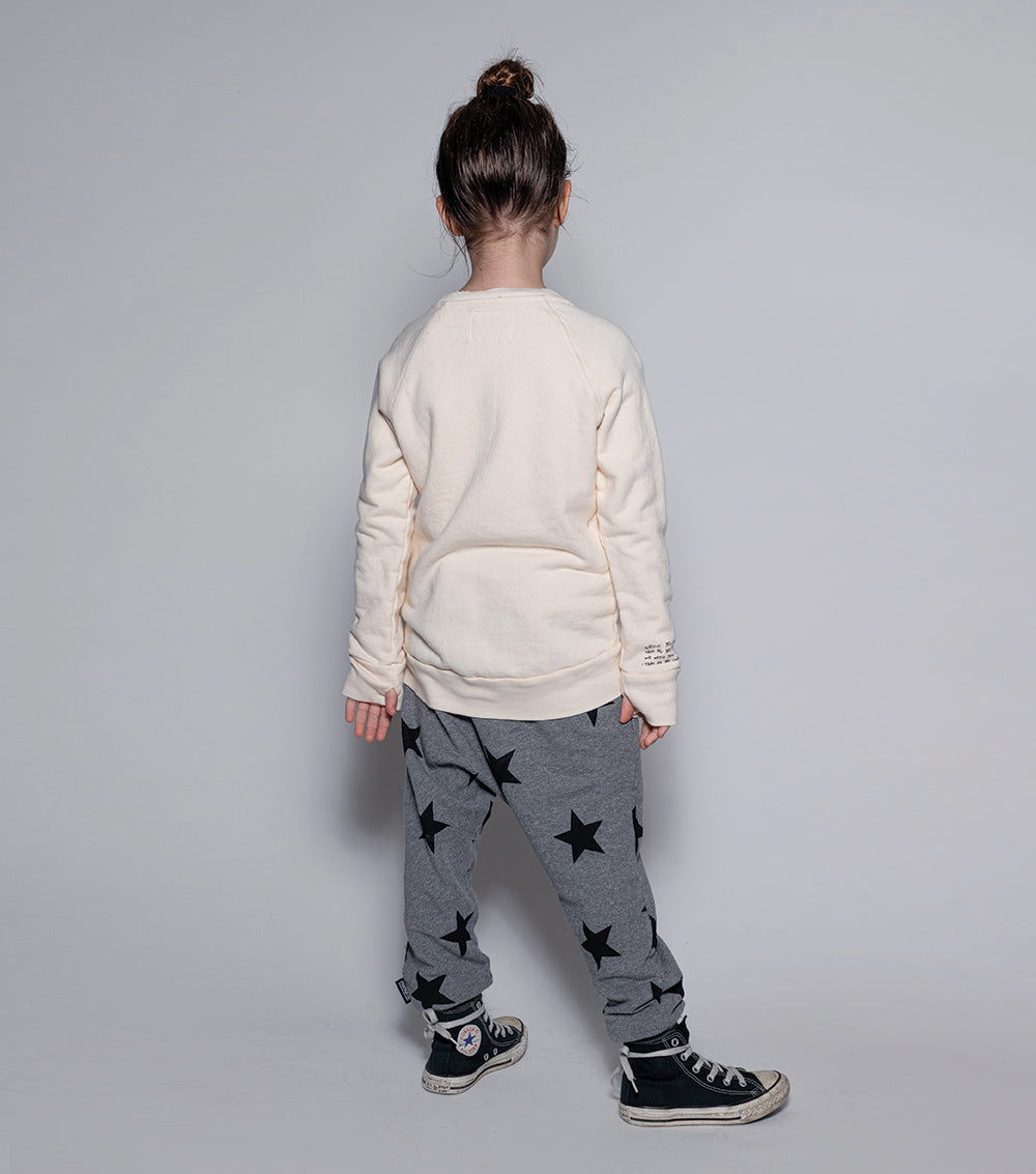 Kid | Mischief Cat Sweatshirt | Natural