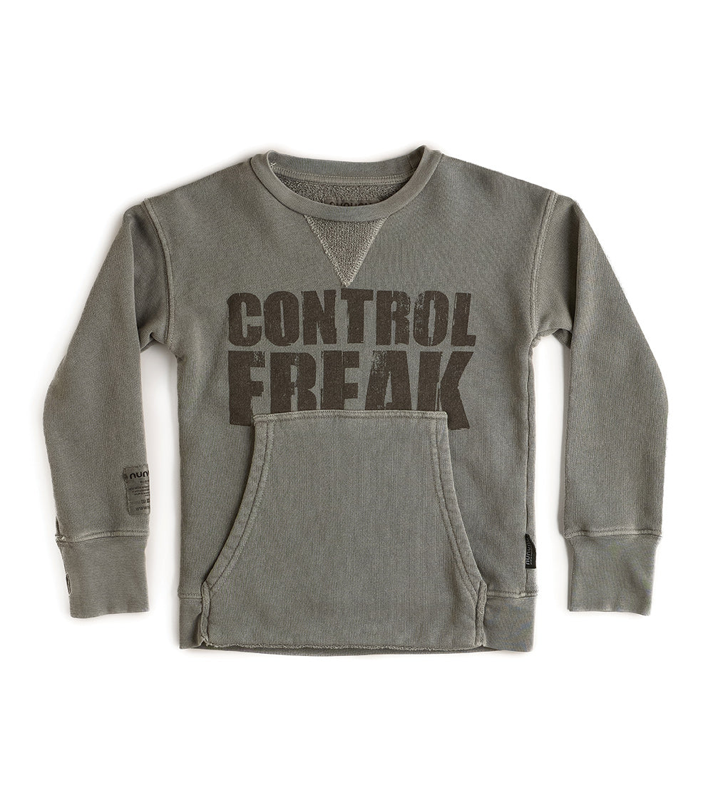 Kid | Kangaroo Sweatshirt | Dyed Grey