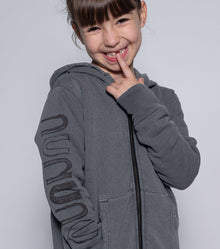 Kid | Mega Zip Hoodie | Vintage Grey