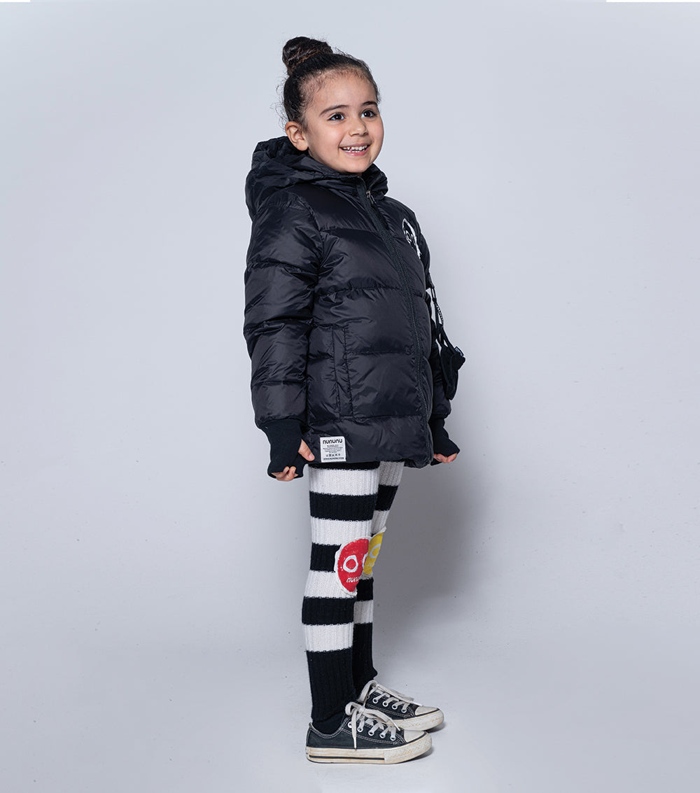 Kid | Nununu Smile Knit Leggings | Stripes