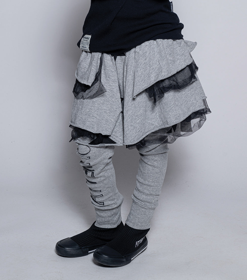 Kid | Attention Leggings Skirt | Powder Pink