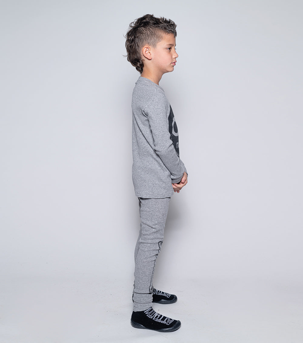 Kid | Nununu Smile Loungewear | Heather Grey
