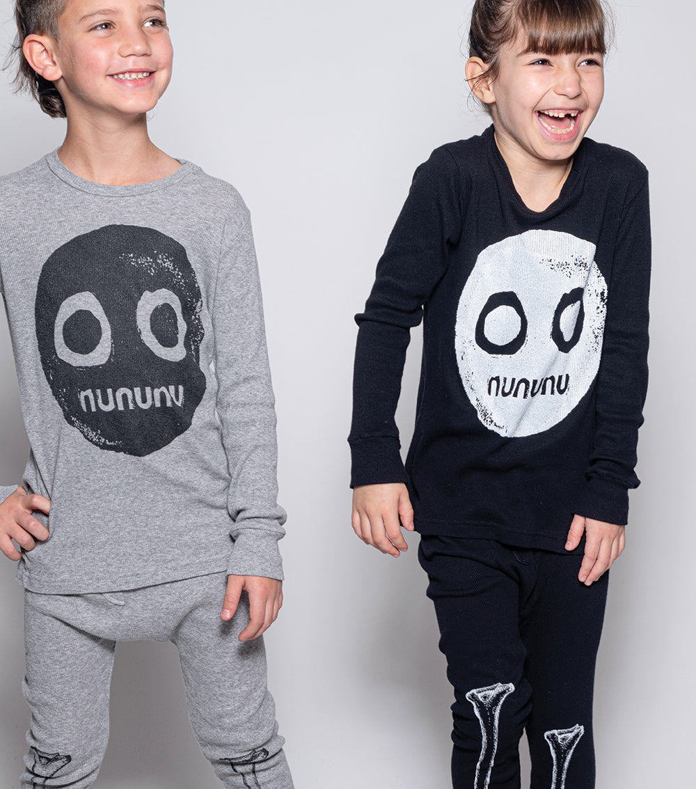 Kid | Nununu Smile Loungewear | Heather Grey