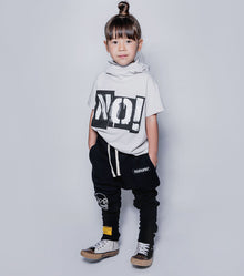 Kid | No! Ninja T-Shirt | Light Grey