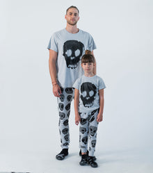 Kid | Water Skull Loungewear | Ice Grey