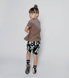 Kid | Gradient Skull T-Shirt | Earth Brown