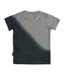 Kid | Gradient Skull T-Shirt | Dusty Heather Grey