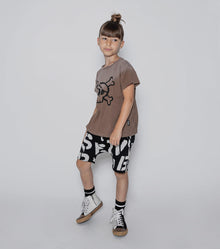 Kid | Gradient Skull T-Shirt | Earth Brown