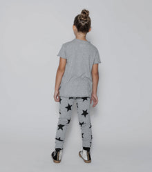 Kid | Bandaid Heart Patch T-Shirt | Heather Grey