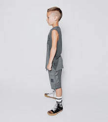 Kid | Control Freak Sleeveless Shirt | Vintage Grey
