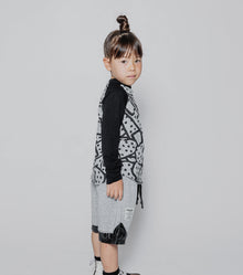 Kid | Bandaid Baseball Shirt | Heather Grey