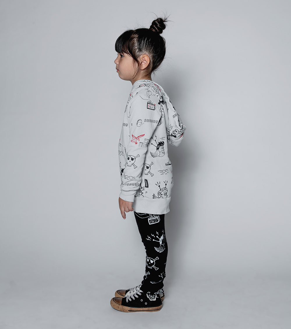 Kid | En Route Hoodie | Ice Grey