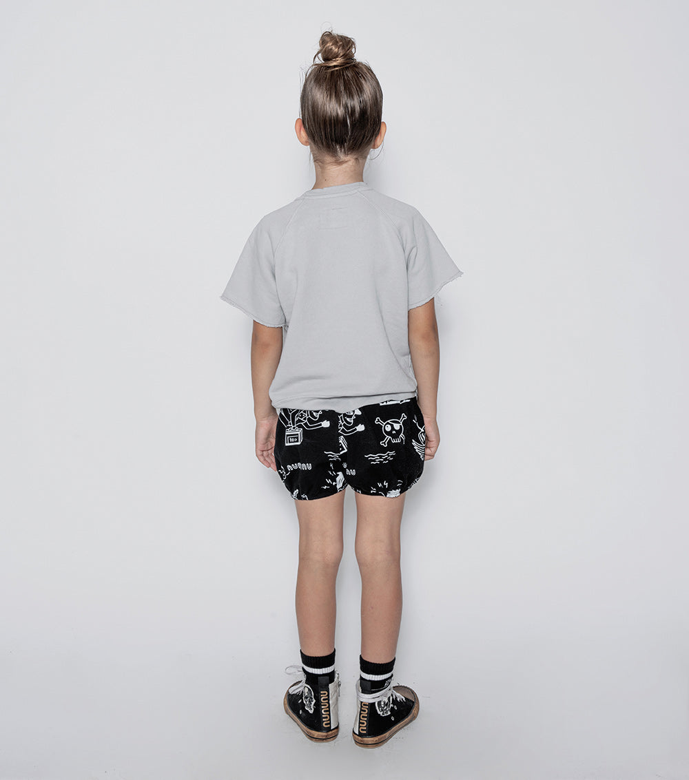 Kid | En Route Yoga Shorts | Ice Grey