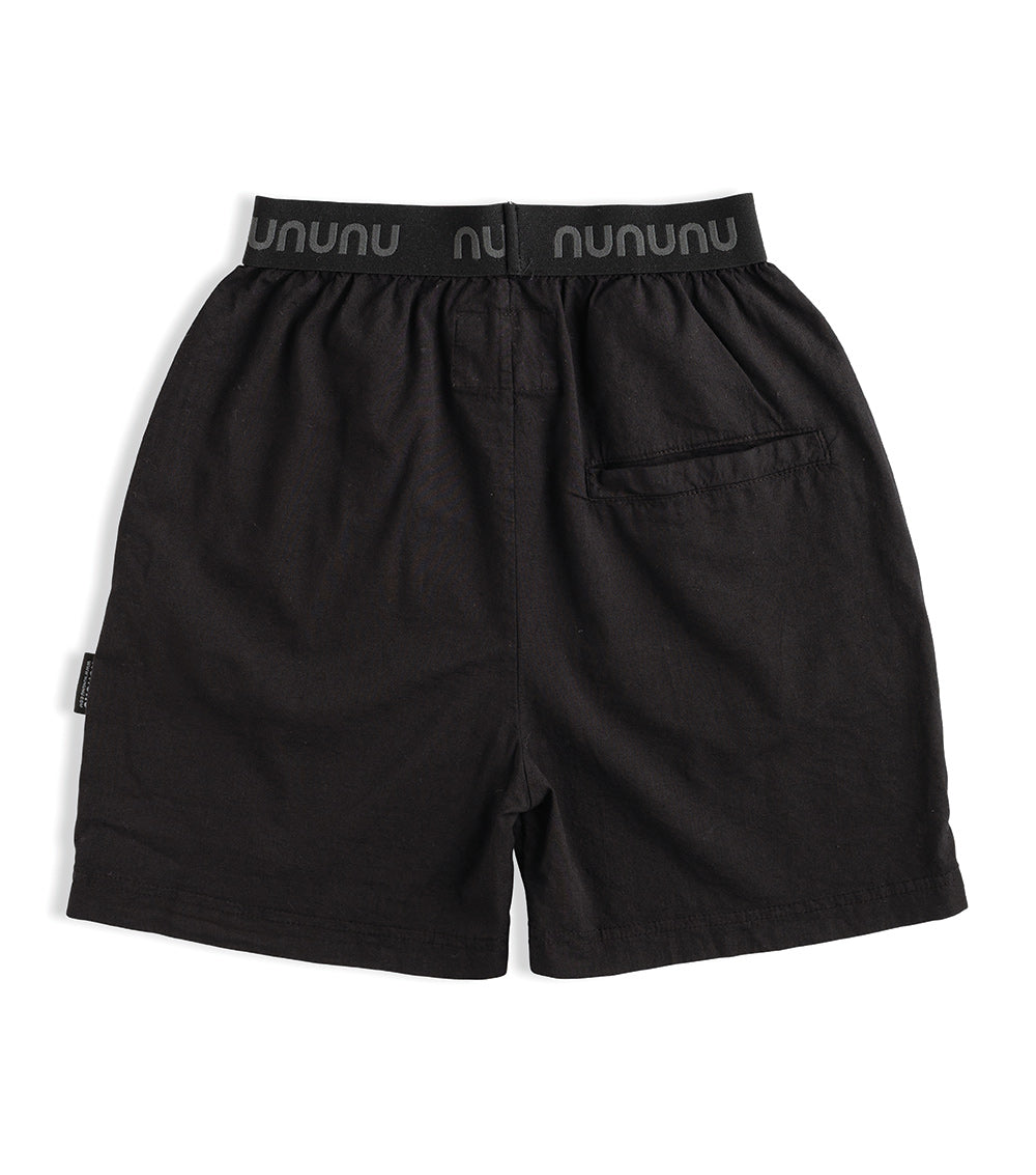Kid | Airy Pull-On Shorts | Black