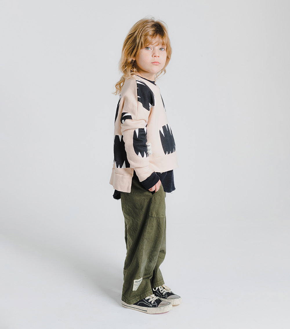 Kid | Roar Box Sweatshirt | Orange