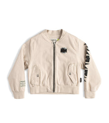 Kid | Woven Bomber Jacket | Natural