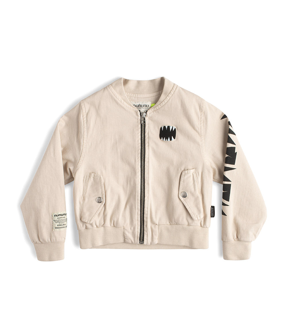 Kid | Woven Bomber Jacket | Natural