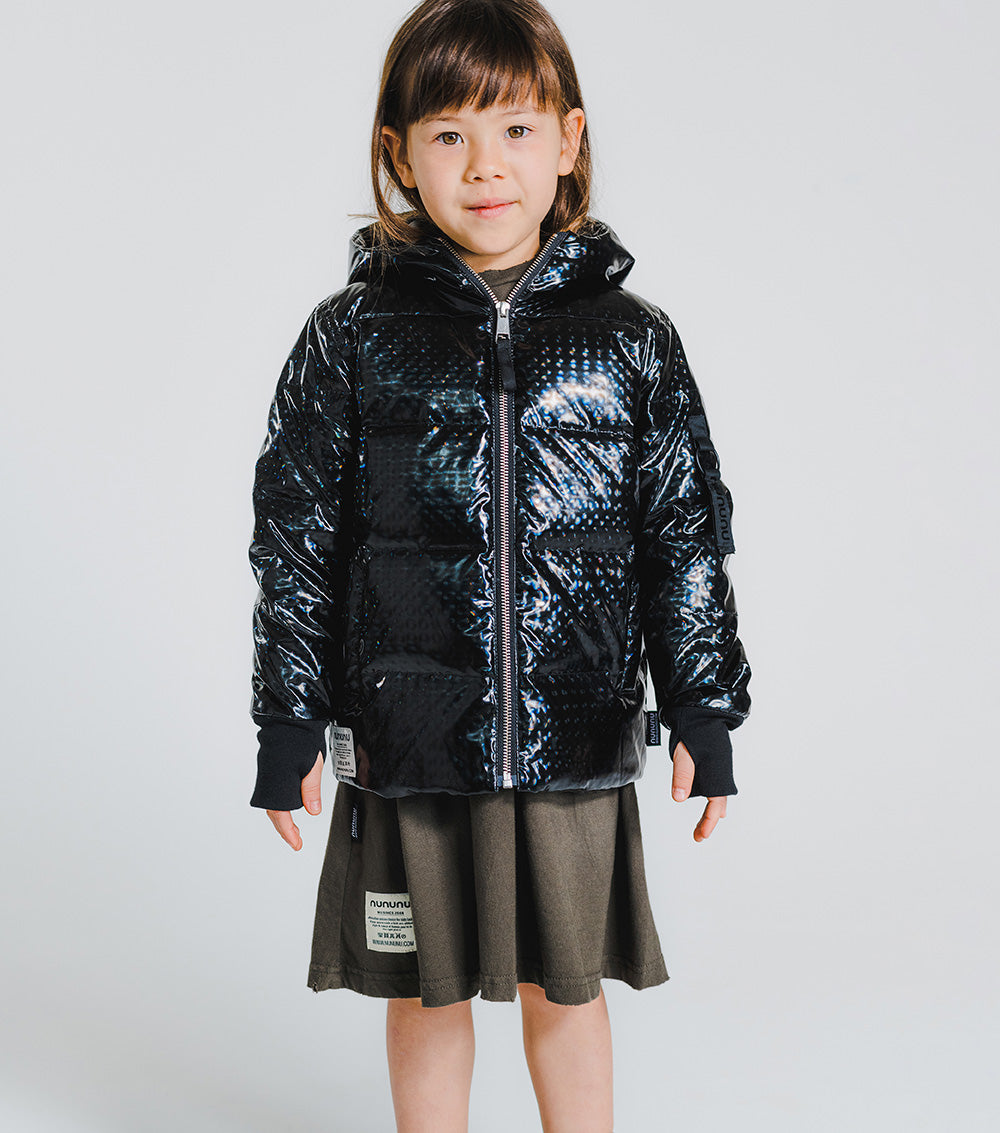 Kid | 3D Down Jacket | Black