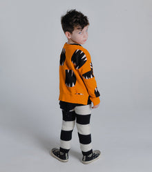 Kid | Knit Leggings | Black x White