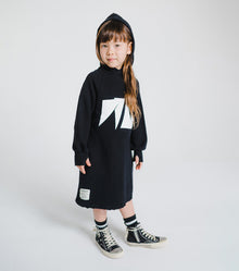 Kid | Nu Hooded Dress | Black