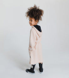 Kid | Nu Hooded Dress | Nude