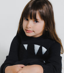 Kid | Fuzzy Roar A Dress | Black