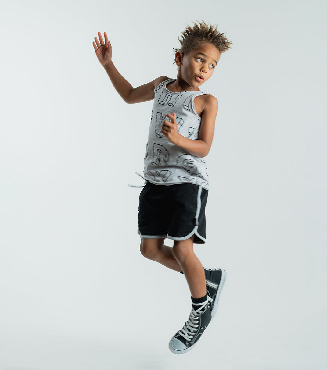 Kid | A-Z Tank Top | Ice Grey
