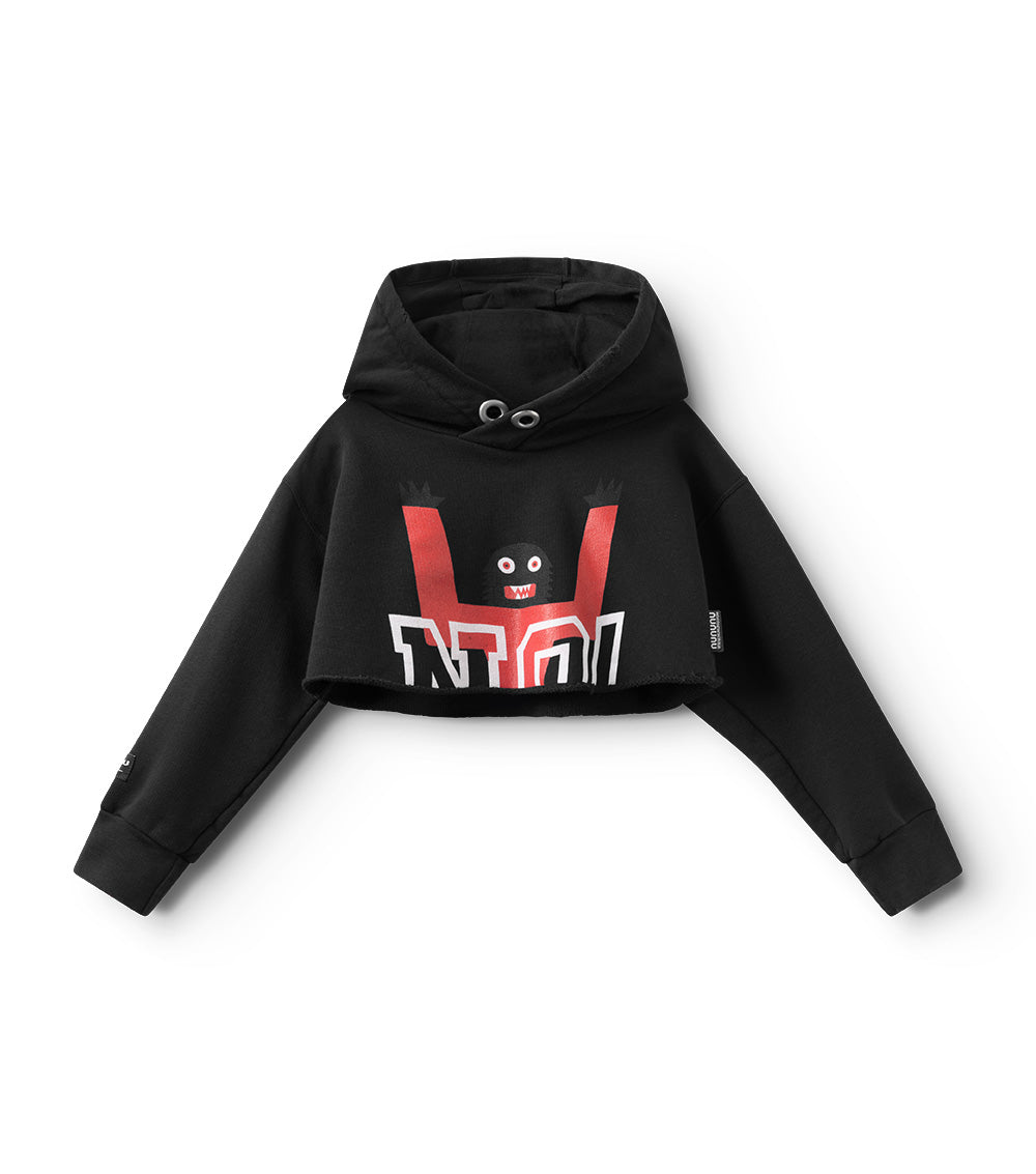 Kid | Kooky Monster Mini Hoodie | Black