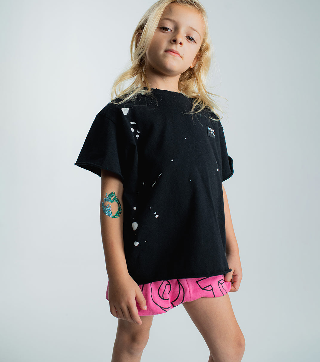 Kid | A-Z Yoga Shorts | Hot Pink