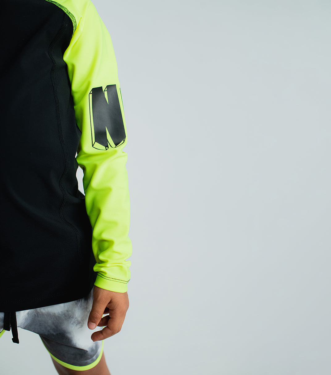 Kid | Surf'S Up Rashguard | Black