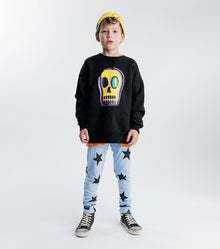 Kid | Dizzy Skull Heavy Sweatshirt | Black
