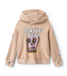 Kid | Bubbly Dizzy Skull Hoodie | Nude