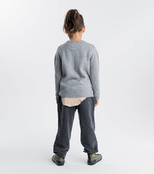 Kid | Frayed Knit | Heather Grey