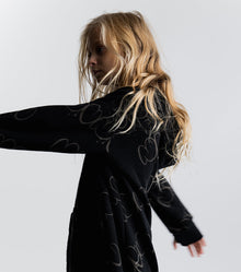 Kid | Bubbly Nununu Hooded A Dress | Black