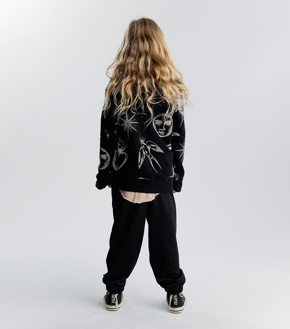 Kid | All Inked Zip Hoodie | Black