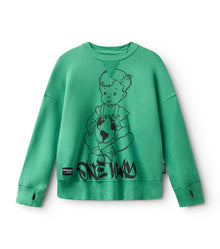 Unisex | Global Kid Sweatshirt | Moss Green