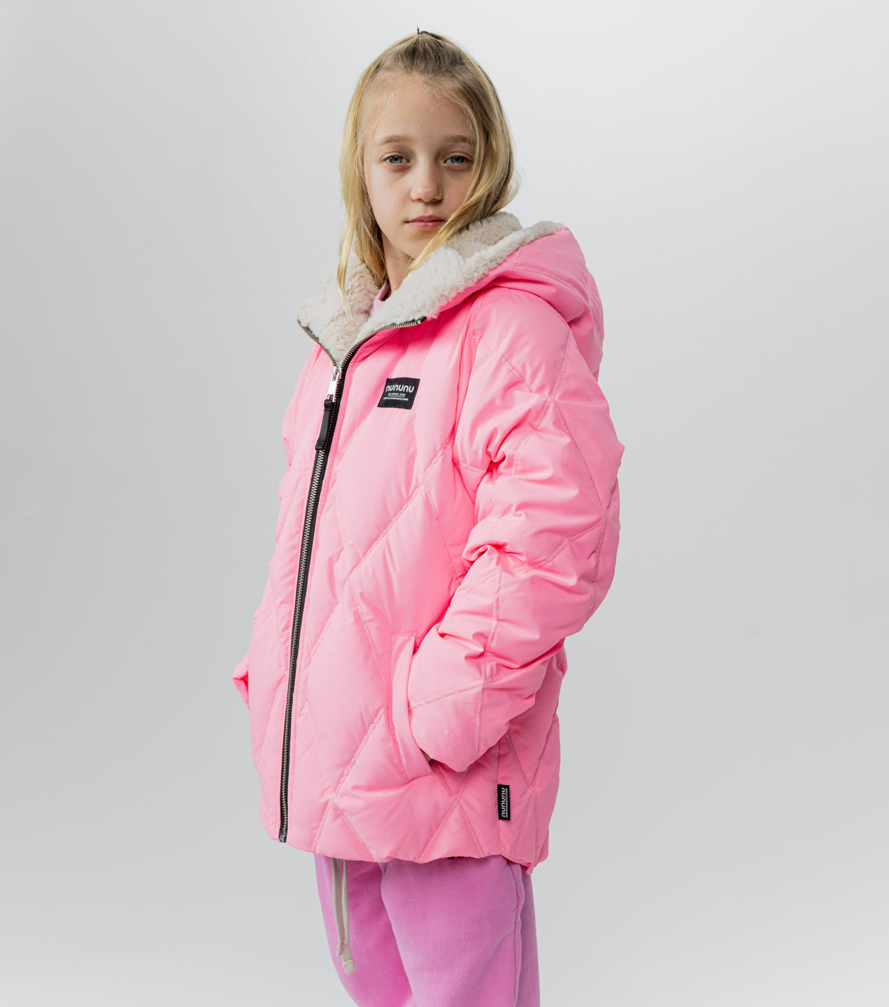 Unisex | Dainty Down Jacket | Super Pink