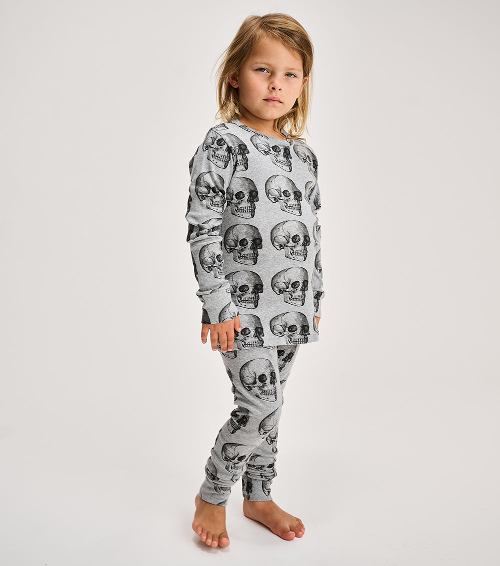 Unisex | Md Skull Loungewear | Heather Grey