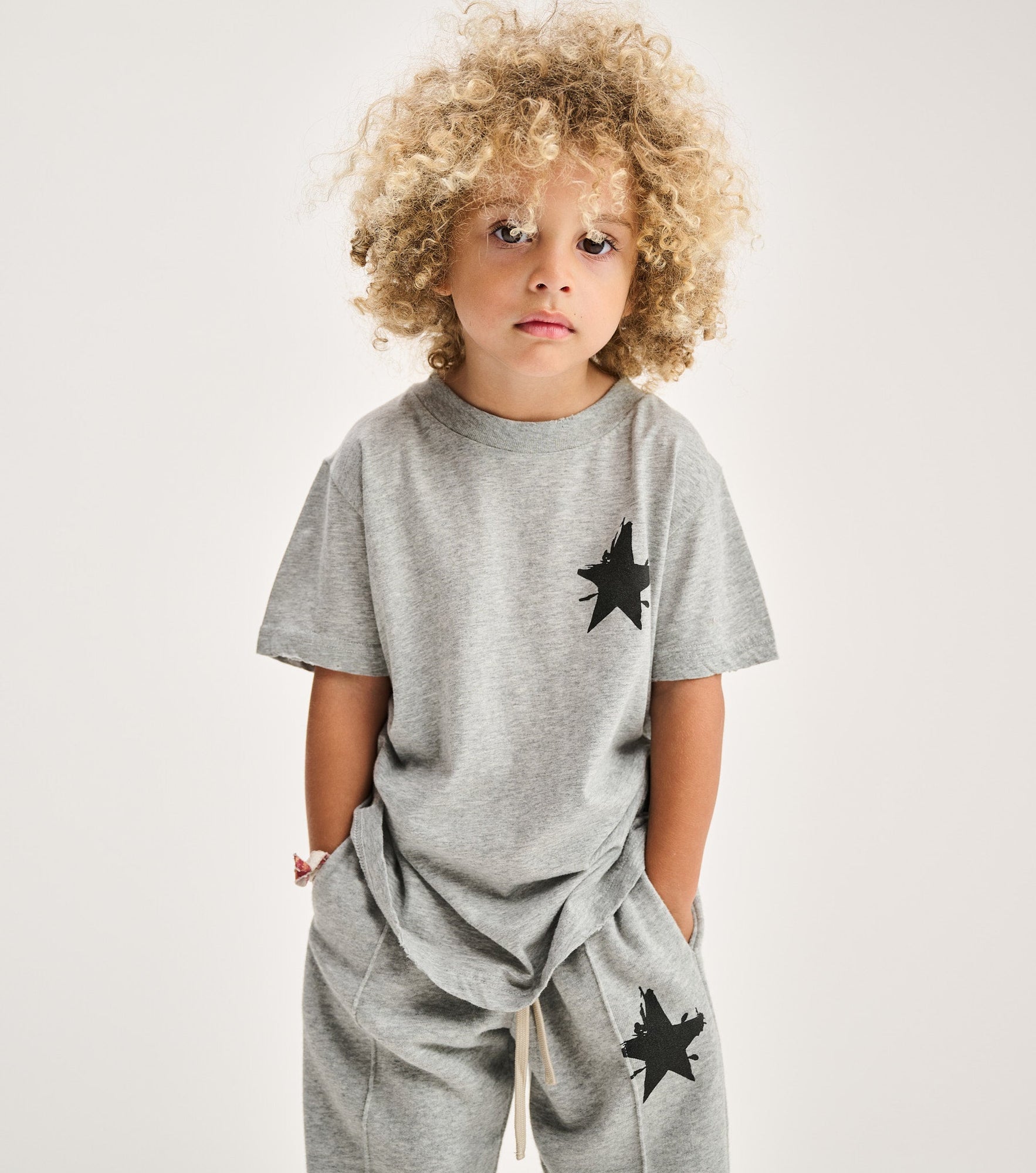 Unisex | Side Splat T-Shirt | Heather Grey