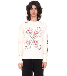 Women | Multi Skull Shirt | Natural