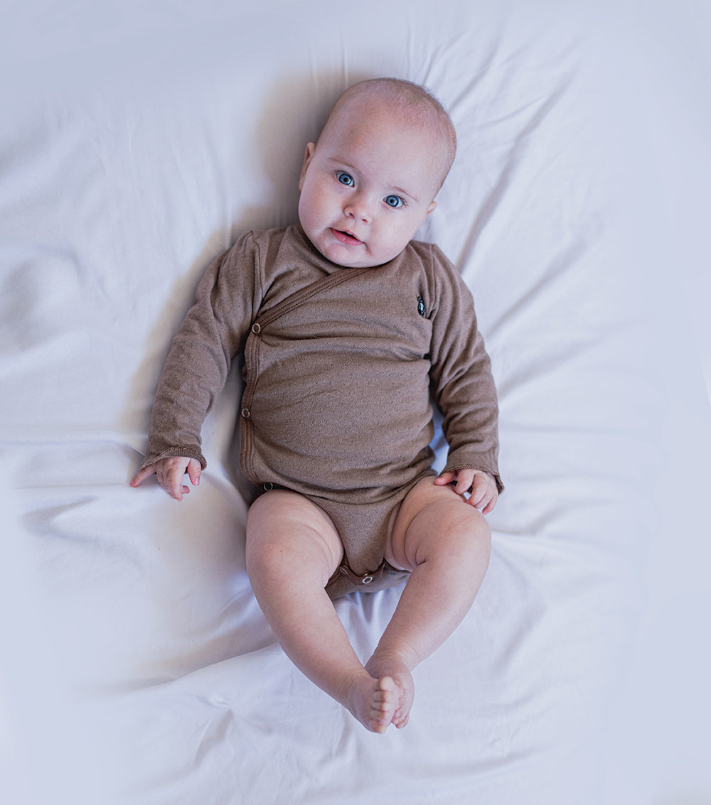 Newborn | Soft Envelope Onesie | Powder Pink