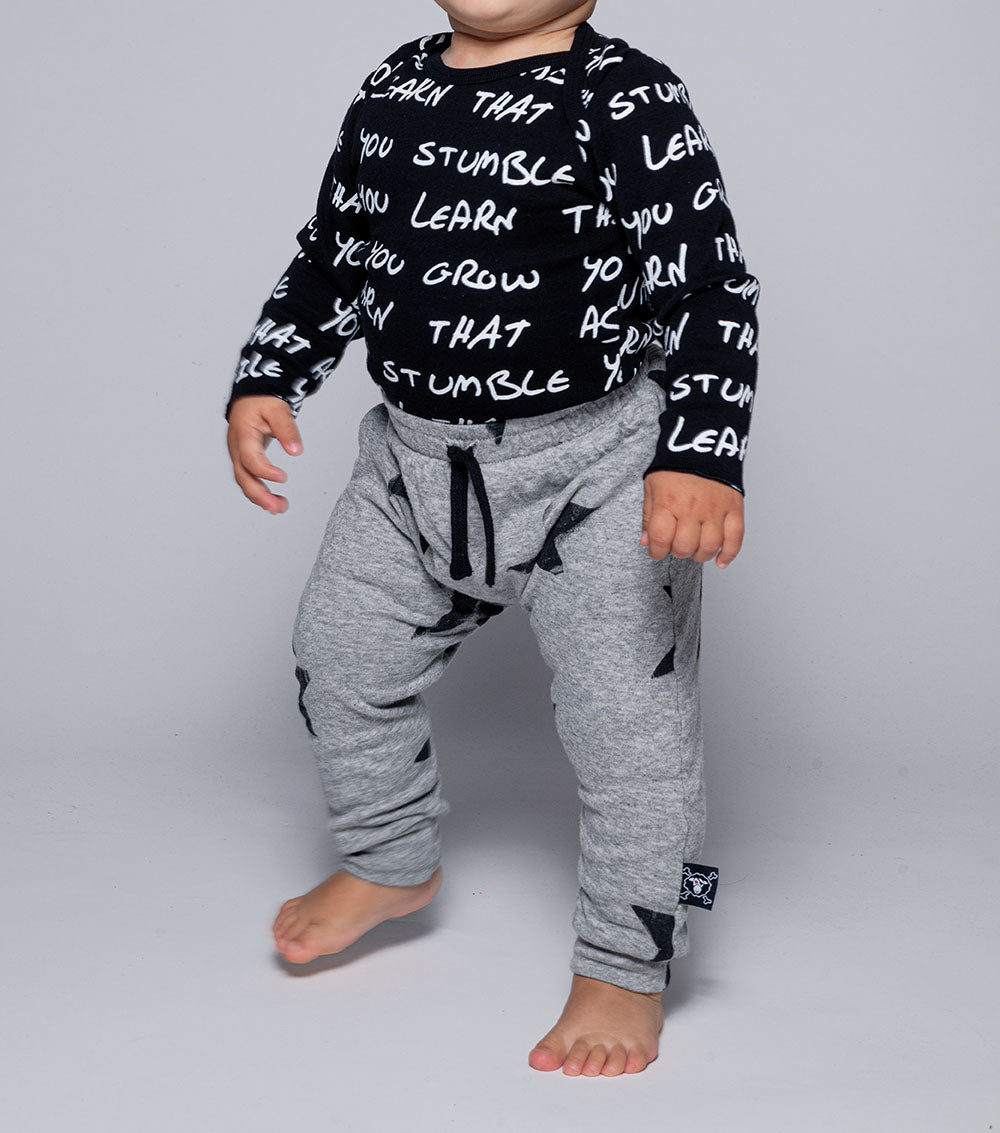 Newborn | Growth Onesie | Black