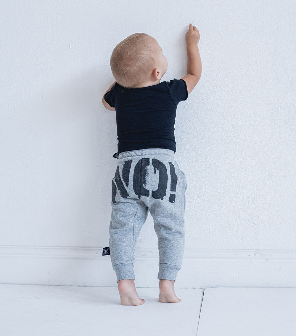 Newborn | No! Sweatpants | Black