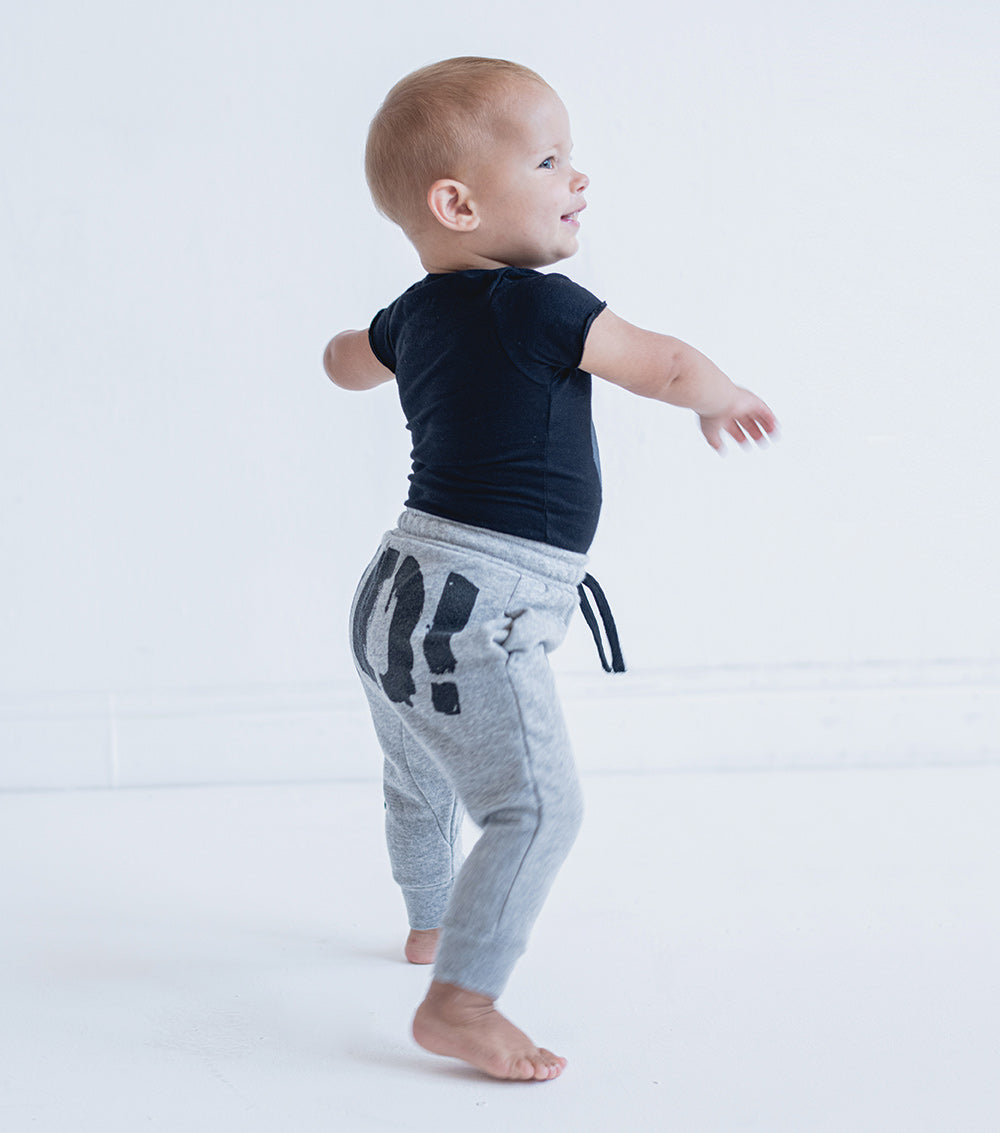 Newborn | No! Sweatpants | Heather Grey