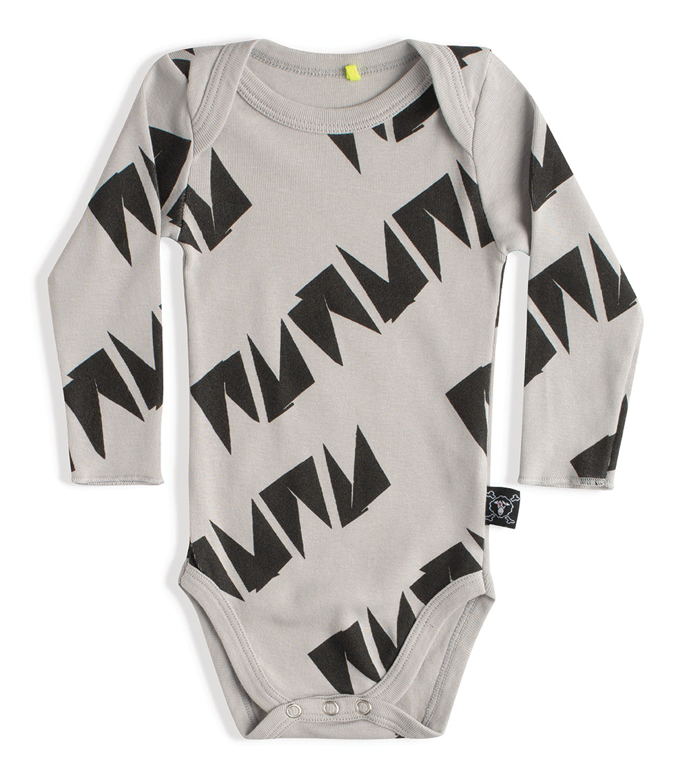 Newborn | Nununu Onesie | Ice Grey
