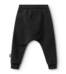 Newborn | Stripey Snake Baby Baggy Pants | Black