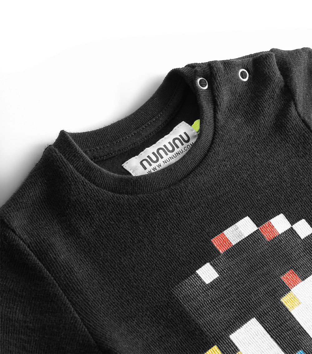 Newborn | Pixel Skull Set | Black