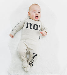 Newborn | No! Inked Onesie | Smokey Natural