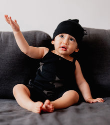 Unisex | Star Tank Overall | Black