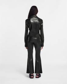 Jesca Saleokobor Alt-Leather Pants | Black